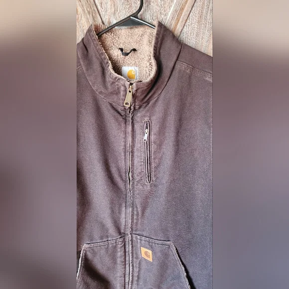 Carhartt Mens Denim Vest - Picture 2 of 6